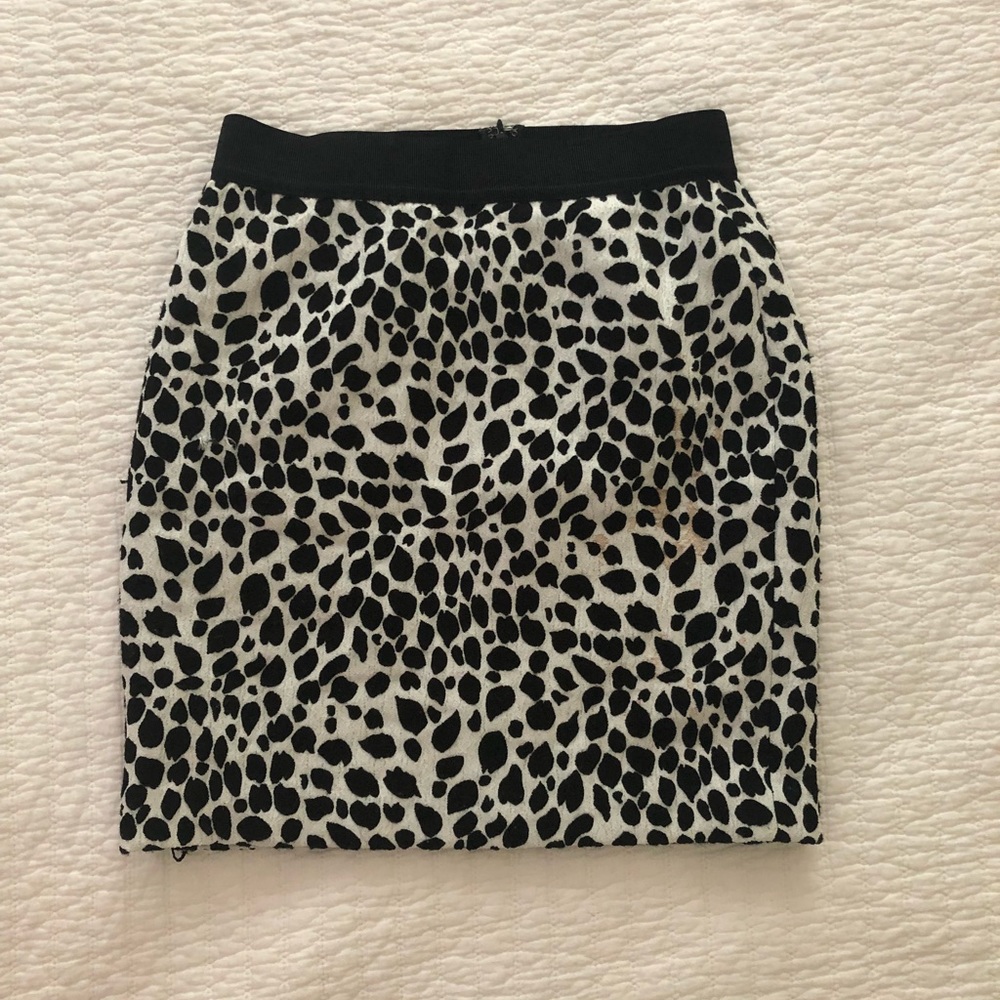 Leopard Printed Skirt by Ann Taylor